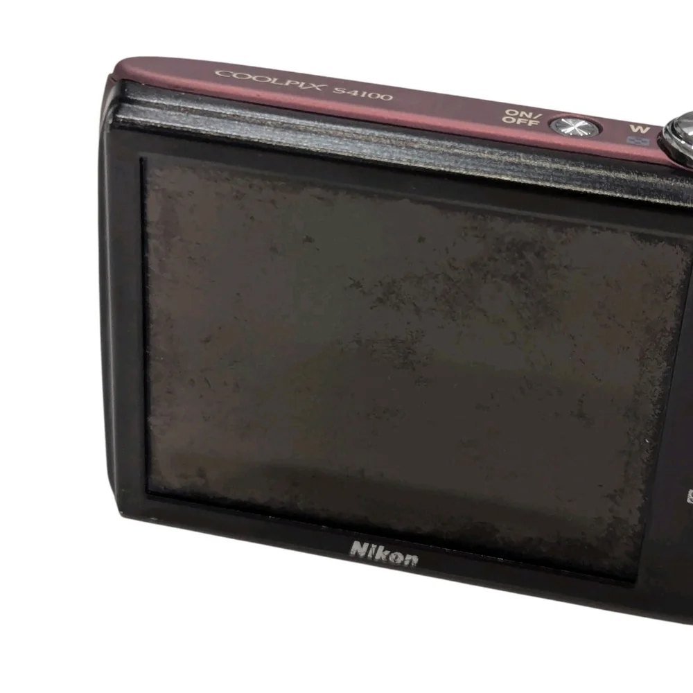 Nikon COOLPIX S4100 14.0MP Digital Camera - Plum Tested READ DESCRIPTION